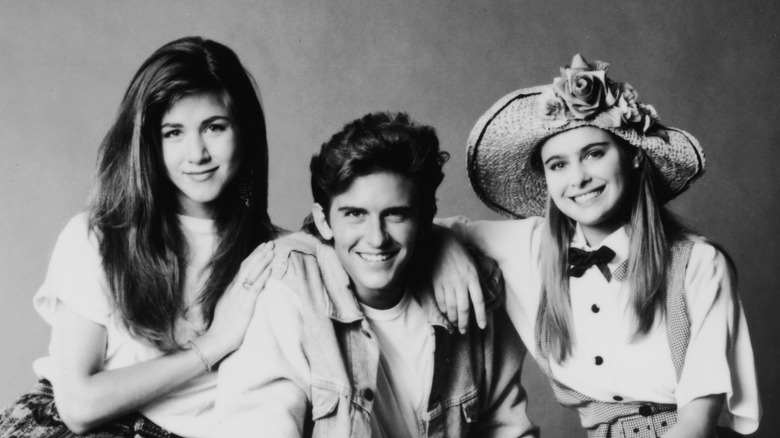 Jennifer Aniston and cast of Ferris Bueller