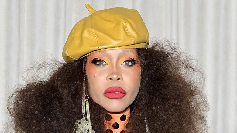 Erykah Badu posing