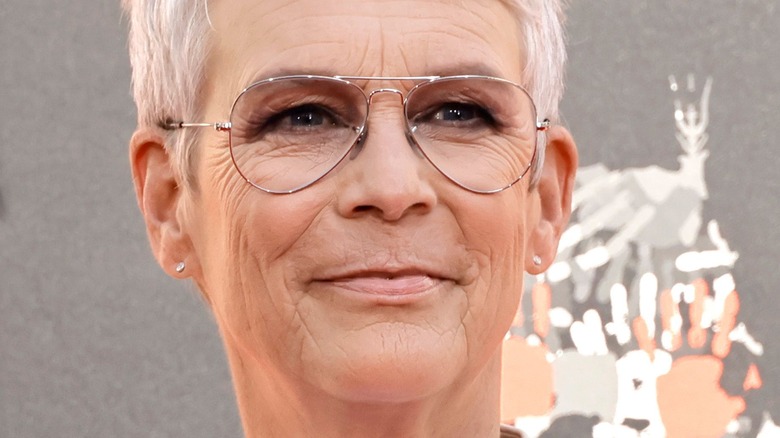 Jamie Lee Curtis smiling