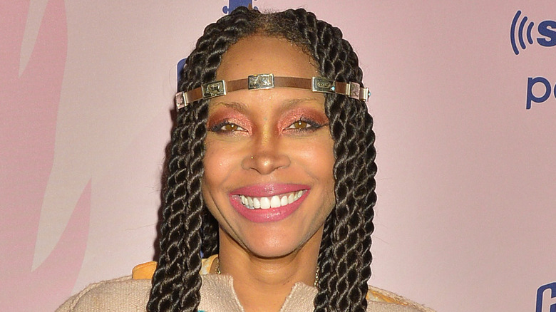 Erykah Badu smiling