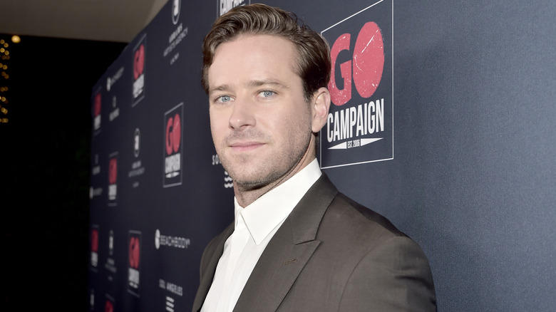 Armie Hammer posing