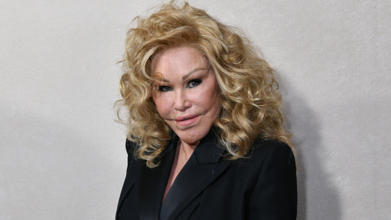 Jocelyn Wildenstein posing