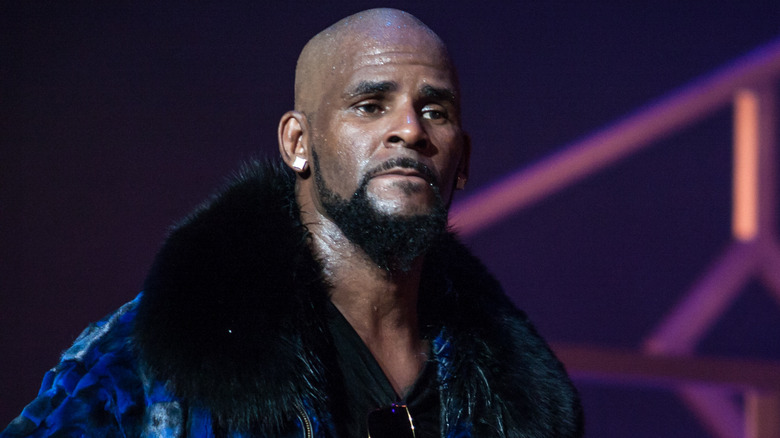 R. Kelly frowning