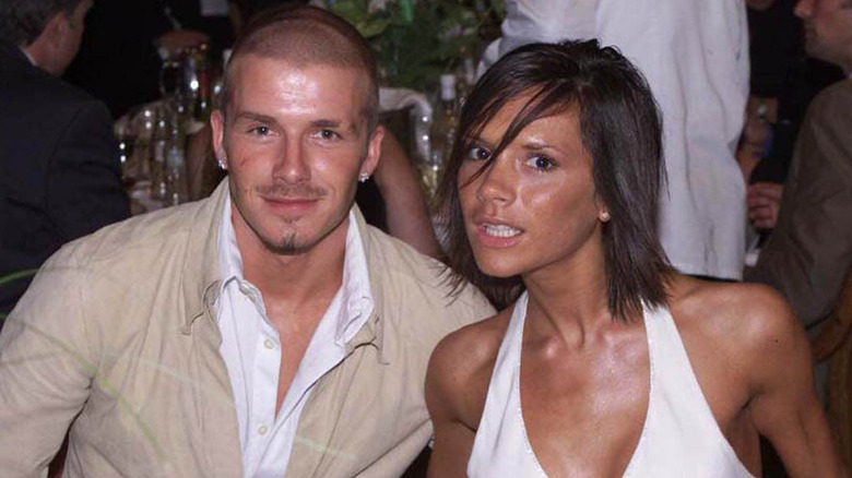 David and Victoria Beckham at an event 