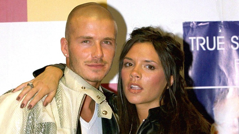 David and Victoria Beckham at an event 