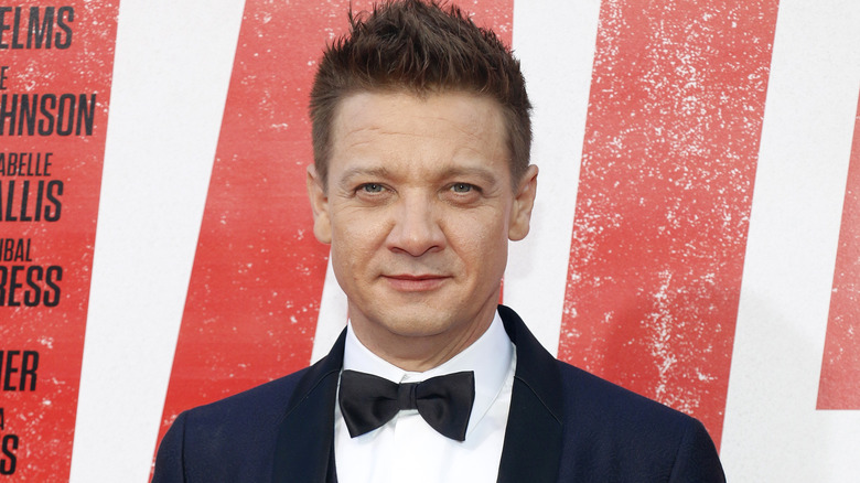 Jeremy Renner on the red carpet