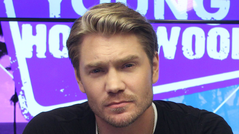 Chad Michael Murray looking serious