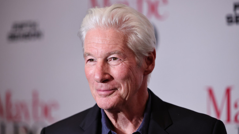 Richard Gere white hair smiling