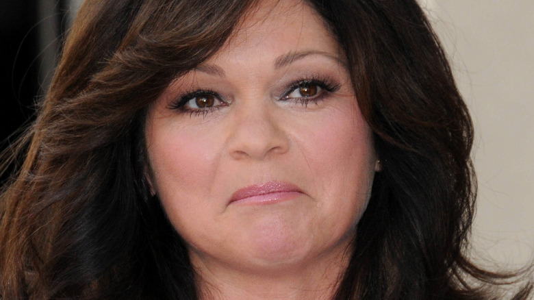 Valerie Bertinelli frowning