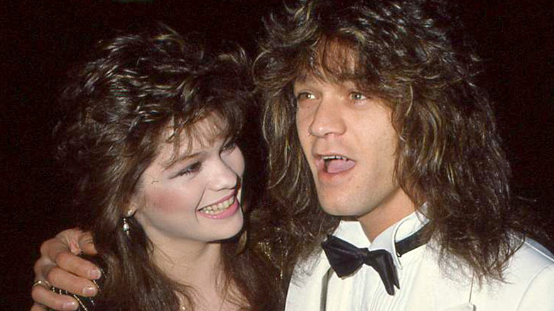 Valerie Bertinelli and Eddie Van Halen in the 80s