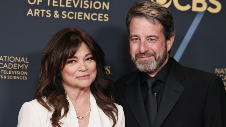 Valerie Bertinelli and Mike Goodnough on the red carpet