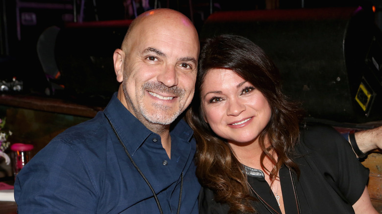 Tom Vitale cozying up with Valerie Bertinelli