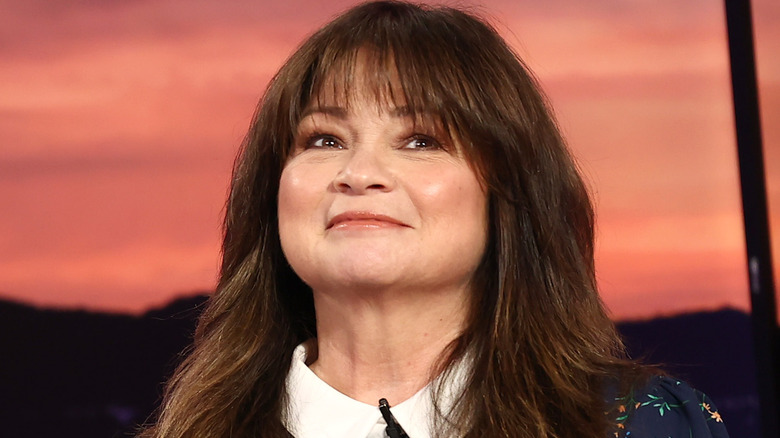 Valerie Bertinelli smiling on stage