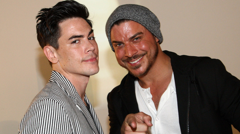 Tom Sandoval, Jax Taylor, 2015 photo, looking mischievous 