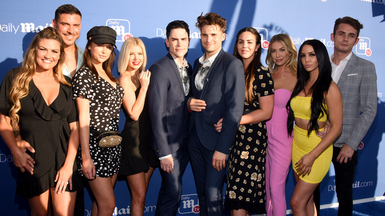 Jax Taylor, Brittany Cartwright, Lala Kent, Ariana Maddix, Tom Sandoval, Katie Maloney-Schwartz, Stassi Schroeder, Scheana Shay and James Kennedy attending the DailyMail.com & DailyMailTV Summer Party