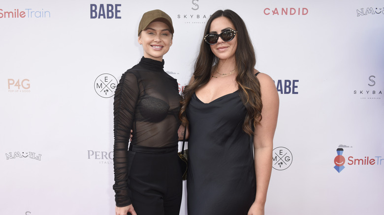 Lala Kent and Katie Maloney attending Smile Train World Smile Day Pool Party