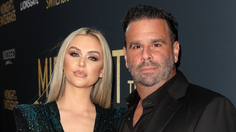 Lala Kent, Randall Emmett posing