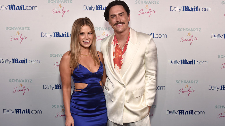 Ariana Madix and Tom Sandoval posing