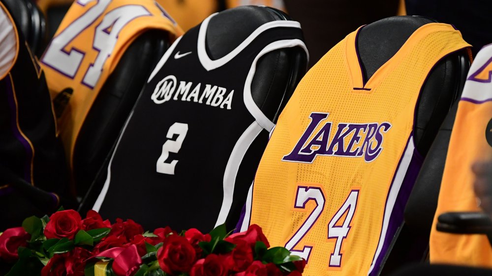 Gianna Bryant's jersey, Kobe Bryant's jersey