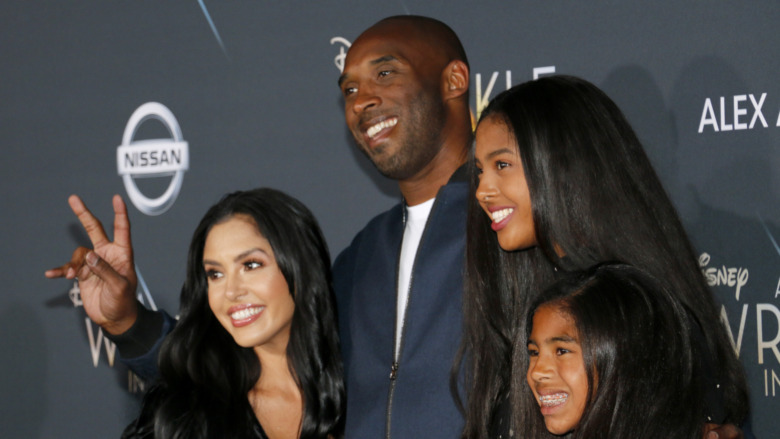 Kobe Bryant, Vanessa Bryant, Gianna Maria Onore Bryant and Natalia Diamante Bryant