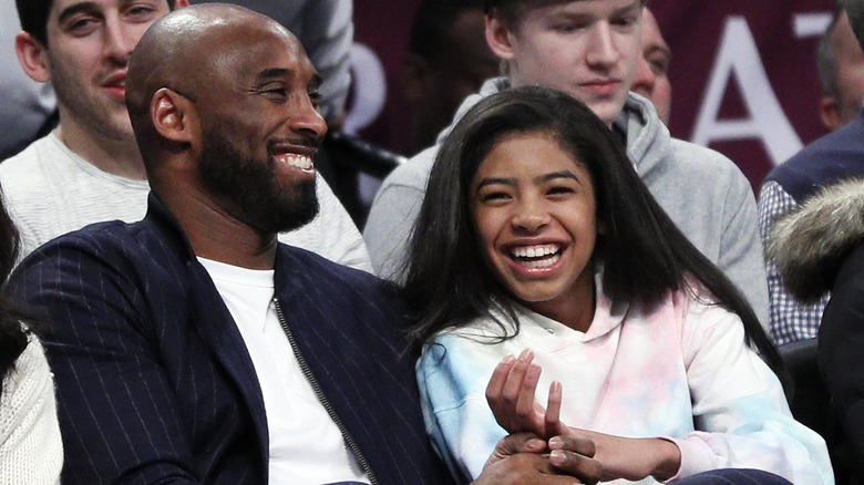 Kobe Bryant and Gigi Bryant 