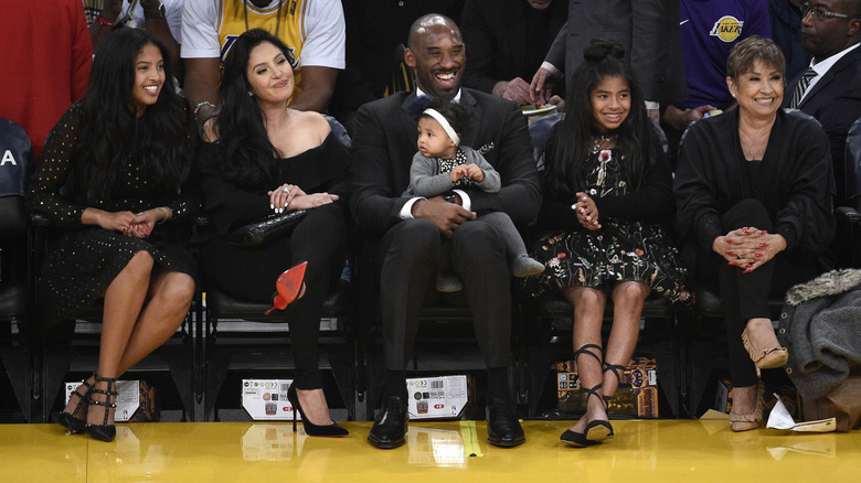 Kobe and Vanessa Bryant and family and Sofia Laine