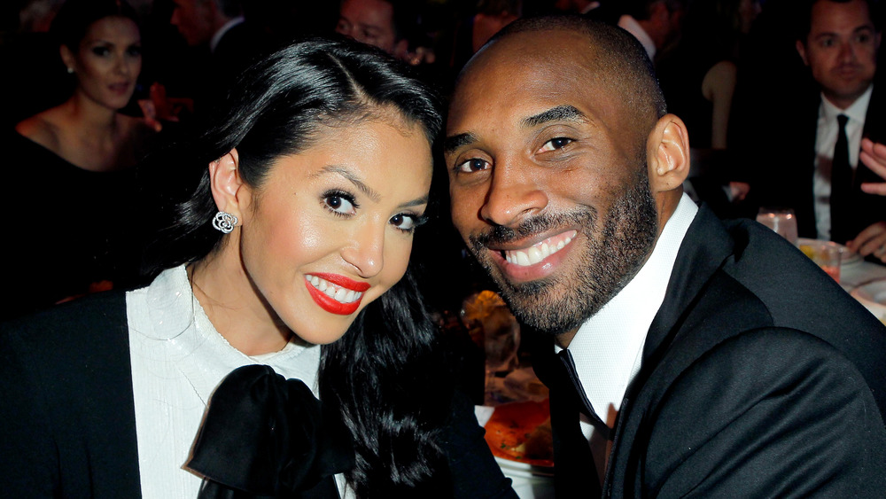 Vanessa Bryant and Kobe Bryant at dinner