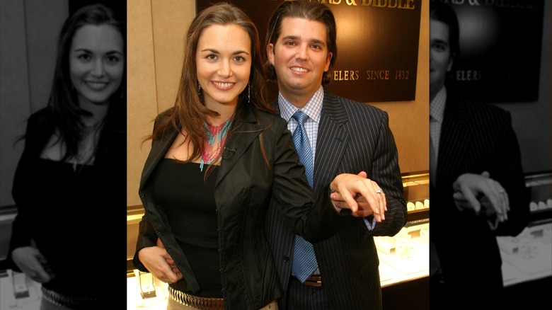 Donald and Vanessa Trump posing