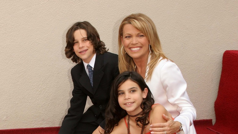 Vanna White with her kids Nikko and Gigi.