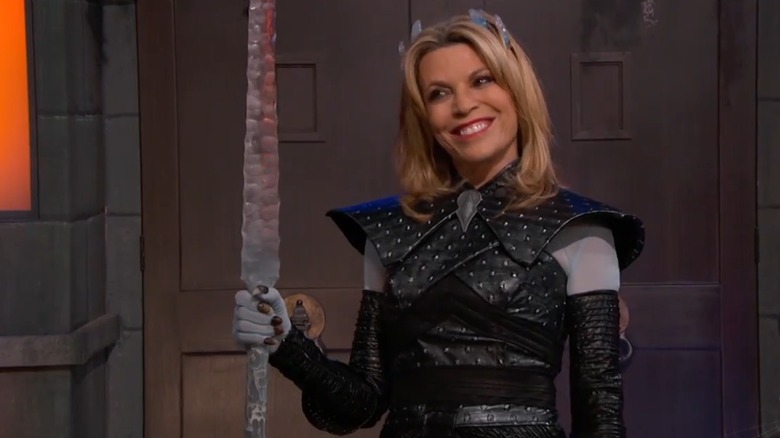 Vanna White in a Halloween costume