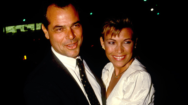 Vanna White smiling with George Santo Pietro