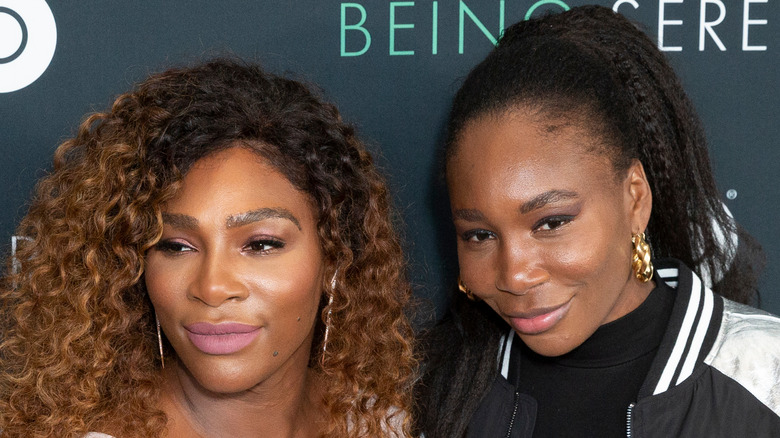 Venus and Serena Williams smiling