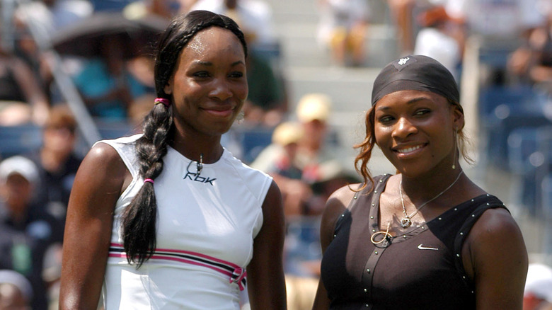 Venus and Serena Williams smiling