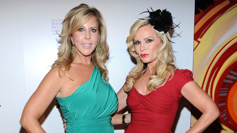 Vicki Gunvalson and Tamra Judge posing