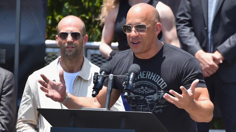 Jason Statham and Vin Diesel