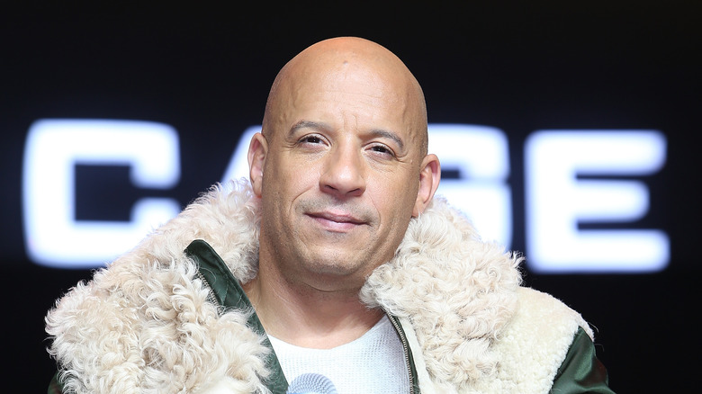 Vin Diesel on a red carpet