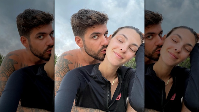 Vittoria Ceretti with ex-husband Matteo Milleri