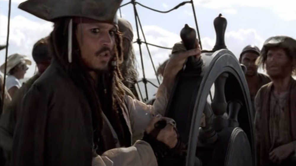 Jack Sparrow on Black Pearl