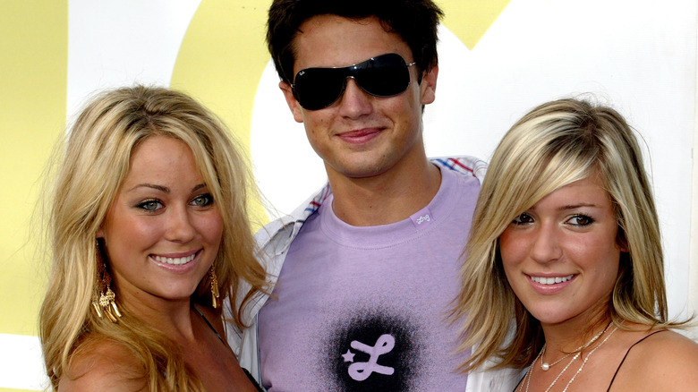 Lauren Conrad poses with Stephen Colletti and Kristin Cavallari.