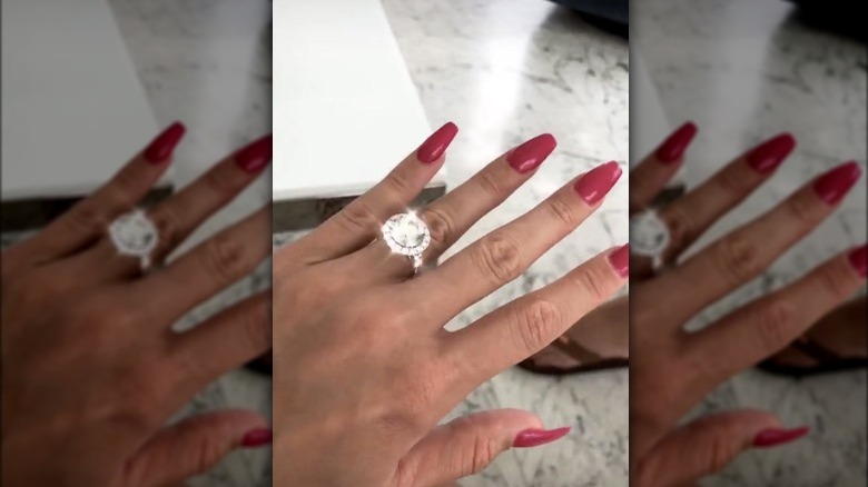 Lala Ken shows off her engagement ring on Instagram