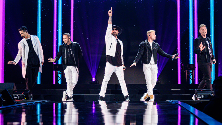 Backstreet Boys performing