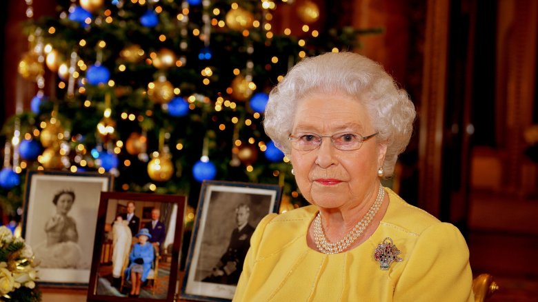 The queen at Christmas