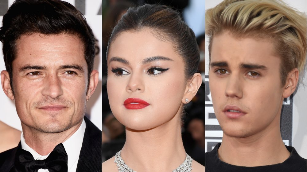 Orlando Bloom, Selena Gomez, Justin Bieber