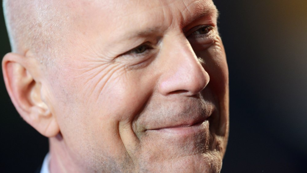 Bruce Willis at the UK premiere of A Good Day to Die Hard in 2013