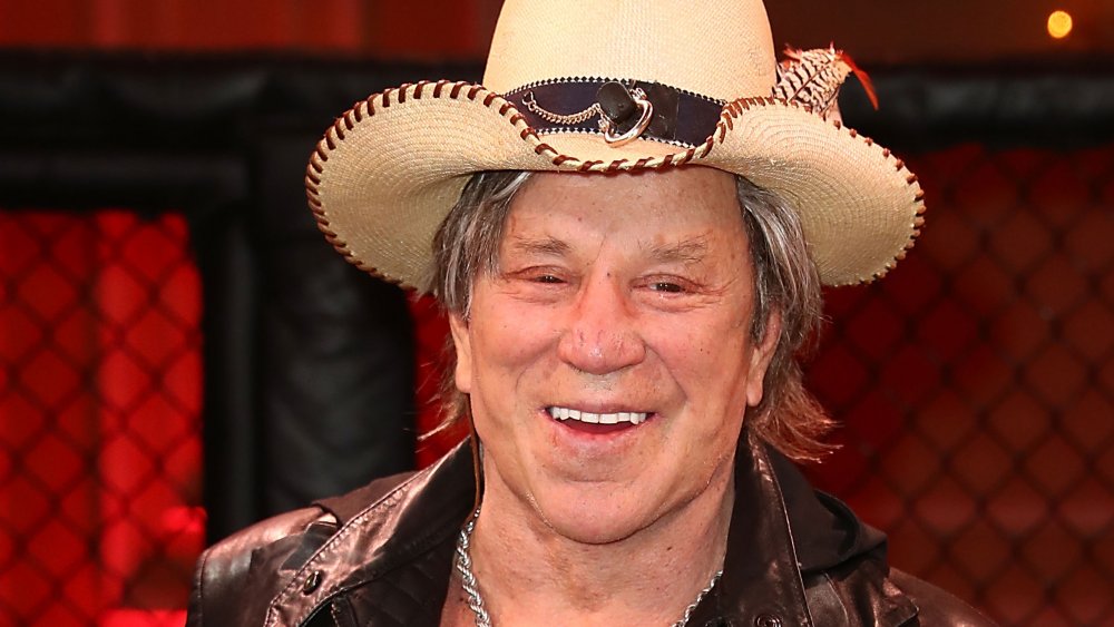 Mickey Rourke at SMASH Global VIII Night of Champions in 2018