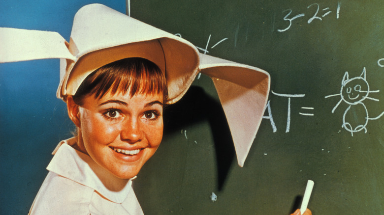 Sally Field smiling as "The Flying Nun"