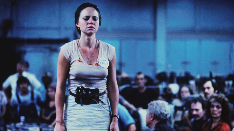 Sally Field acting in Norma Rae