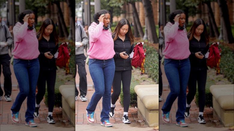 Sasha Obama on USC College Campus