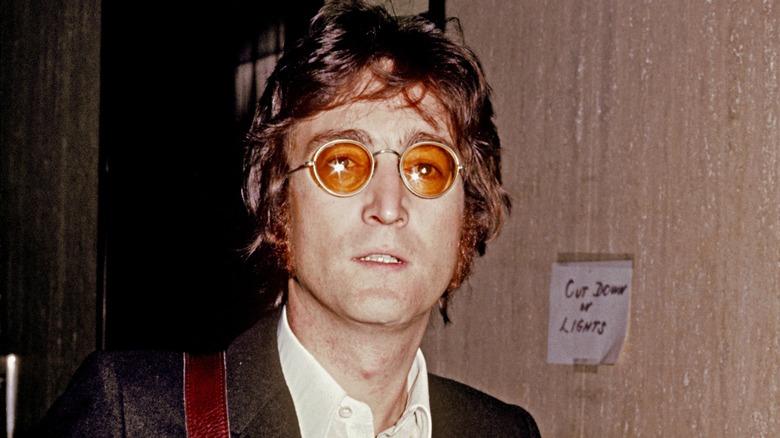 John Lennon orange glasses