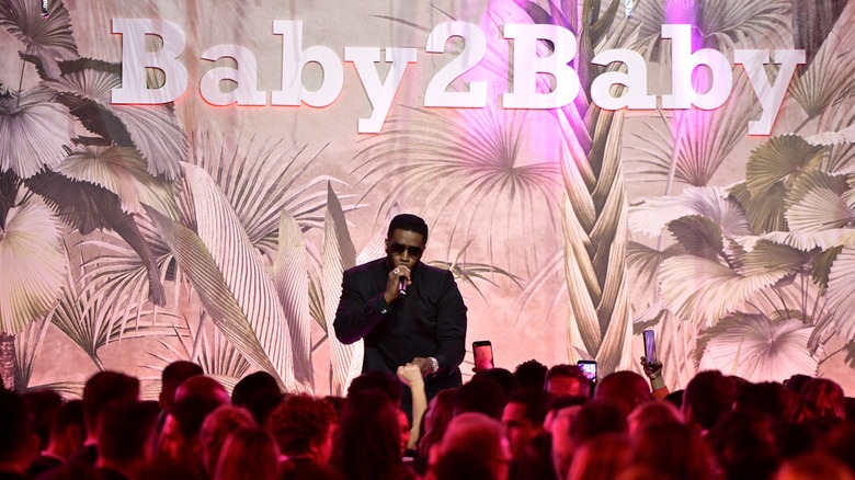 Diddy performing at Baby2Baby Gala